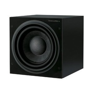 B&W ASW610 Subwoofer amplificato in sospensione pneumatica a tecnologia digitale, Woofer a lunga escursione da 25cm con cono in carta/kevla COLORE NERO