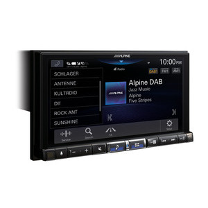 ALPINE ILX-705DM Autoradio 2 DIN wireless Apple e Android DAB Con Board posizionata in alto