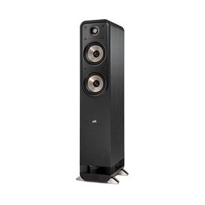 POLK AUDIO S55e COPPIA DI DIFFUSORI DA PAVIMENTO 2 VIE REFLEX COLORE NERO GARANZIA ITALIA