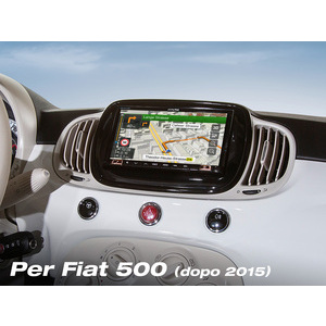 Alpine INE-W720-500MCA - monitor 2 din 7 pollici con navi integrato, no meccanica Cd per Fiat 500 dal 2015