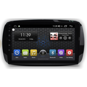 Hardstone HS SMA03-ELC Monitor 9 pollici Android Navi Wifi per SMART ForTWO ForFOUR W453 dal 2014 al 2019