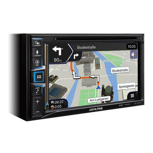Alpine INE-W611D Monitor 6,5 pollici, Navigazione integrata, DAB +, HDMI, Lettore CD / DVD e compatibilitÃ  con Apple CarPlay e Android Auto