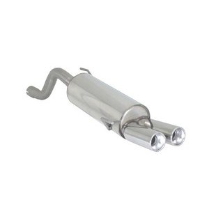 Scarico Ragazzon 50.0218.26 Grande Punto + Evo (typ199) Posteriore inox con terminali rotondi 2x80 mm sfalsati