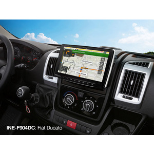 Alpine INE-F904DC sistema multimediale 9 pollici con navi integrato per camper