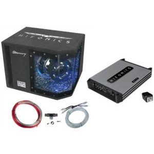 Hifonics MBP1000.4 kit subwoofer in cassa con amplificatore 4 canali 