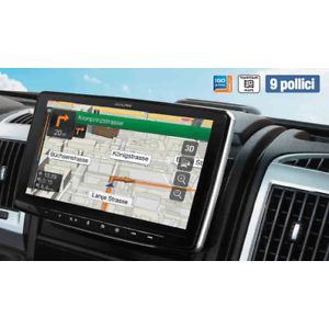 Alpine INE-F904-DU autoradio specifico per FIAT DUCATO da 9'' con GPS NAVI TRUCK