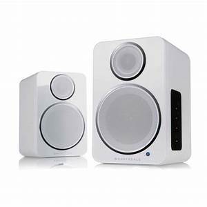 Wharfedale DS-2 Coppia altoparlanti stereo Bluetooth, wireless , colore bianco - garanzia ufficiale Italia