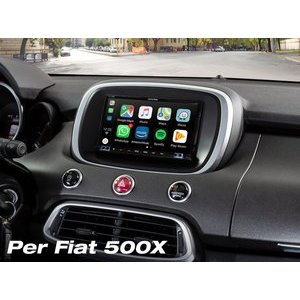 Alpine INE-W720-500X monitor 7pollici  2 din per Fiat 500X con recupero comandi al volante, navigazione europea, Bluetooth, DAB , Apple CarPlay e Android Auto