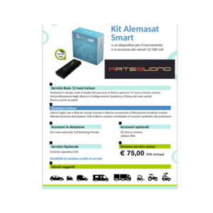 Alemasat Smart dispositivo per il tracciamento e la sicurezza del veicolo