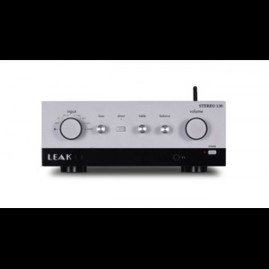  LEAK STEREO 130 SILVER Amplificatore integrato stereo, potenza 45W x 2 su 8 ohm - Garanzia Ufficiale Italia