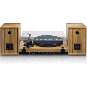 LENCO LS-500 Giradischi amplificato a 2 velocitÃ  (33/45) con Bluetooth colore Wood - garanzia ufficiale Italia