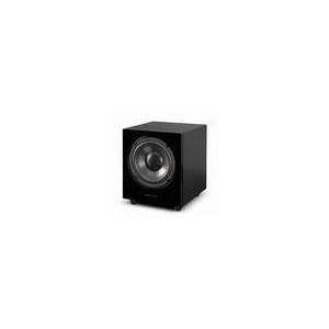 Wharfedale WH-D10 subwoofer attivo da 25 cm, 150 watt, colore nero,  frontale laccato - garanzia ufficiale Italia