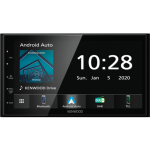 Kenwood DMX5020DABS sorgente multimediale con monitor 6,8 pollici Apple CarPlay e Android Auto, Bluetooth e  DAB+