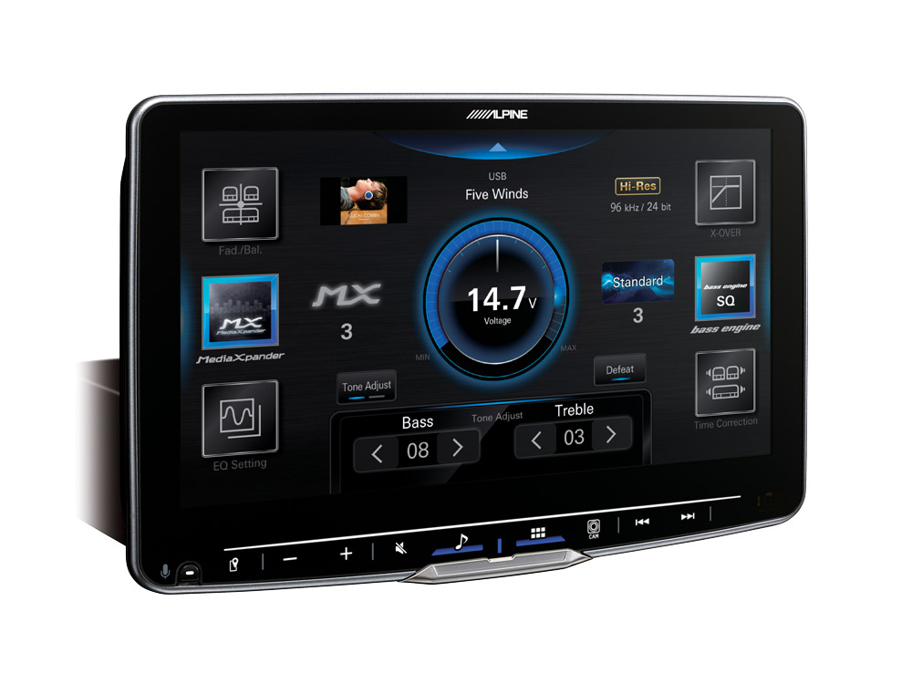 Alpine iLX-F905D - Monitor 9 pollici Digital Media Receiver con DAB+ e Hi-Res Audio