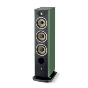 Focal Aria Evo X N2 coppia di diffusori da pavimento a 3 vie colore Moss Green High Gloss