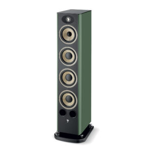 Focal Aria Evo X N3 coppia di diffusori da pavimento a 3 vie colore Moss Green High Gloss