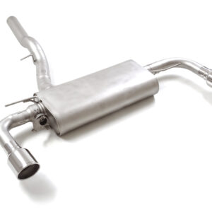 Ragazzon 50.1030.61 Posteriore inox sdoppiato con terminali rotondi per BMW e Mini