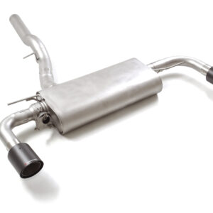 Ragazzon 50.1030.74 Posteriore inox sdoppiato con terminali rotondi per BMW e Mini