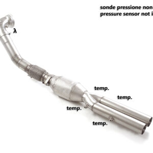 Ragazzon 50.1046.80 Catalizzatore metallico con rimozione filtro antiparticolato per Audi e Cupra