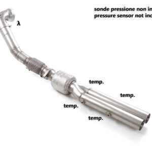 Ragazzon 50.1047.80 Tubo sostituzione catalizzatore con rimozione filtro antiparticolato per Audi e Cupra