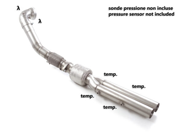 Ragazzon 50.1047.80 Tubo sostituzione catalizzatore con rimozione filtro antiparticolato per Audi e Cupra