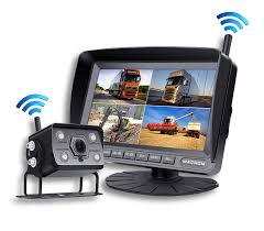 MACROM Kit monitor 7” AHD IPS + telecamera posteriore wireless