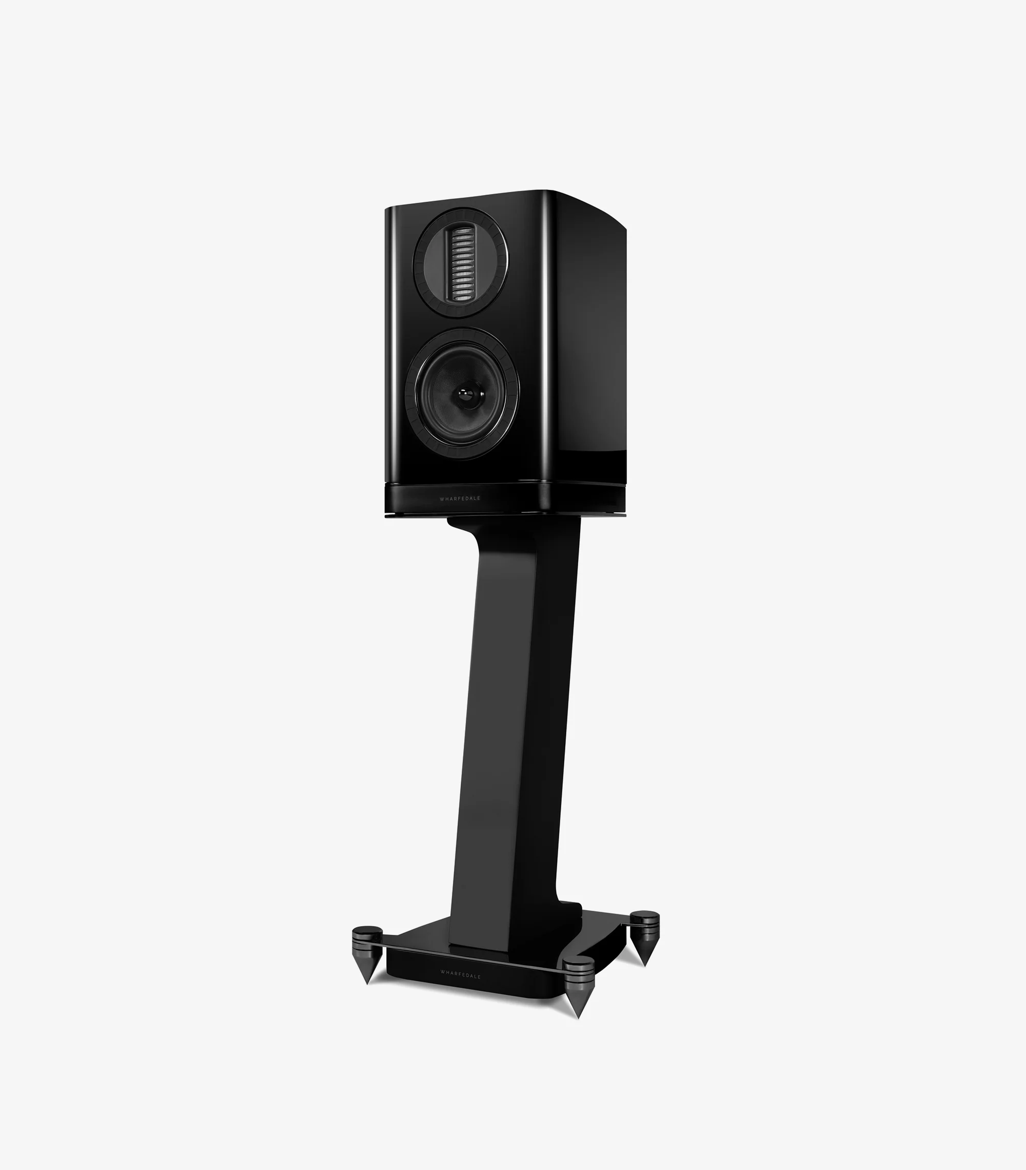 WHARFEDALE AURA 1 coppia di diffusori da scaffale - colorazione nero + stand