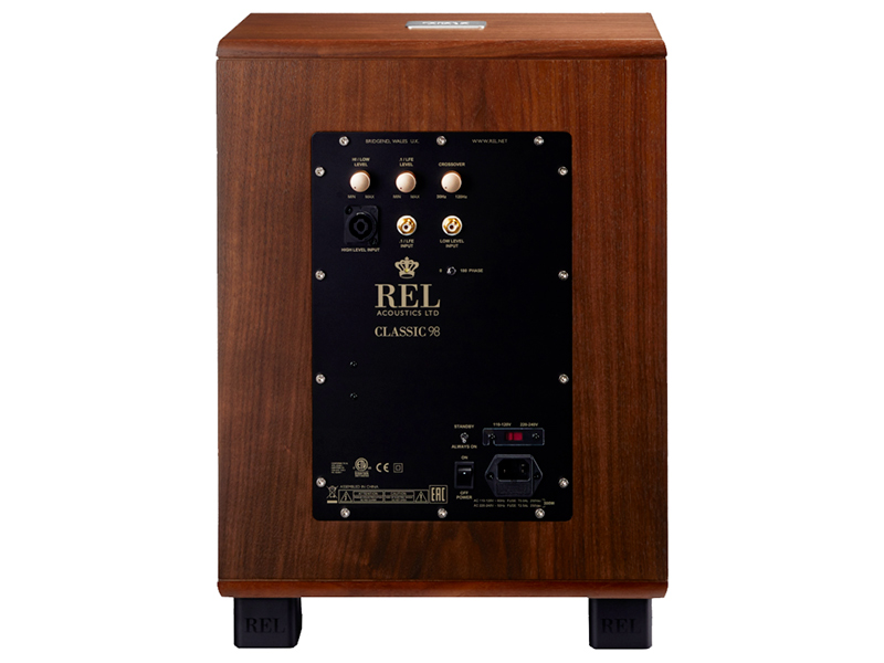 REL Acoustics Classic 98 - subwoofer - colorazione walnut veneer - immagine 4