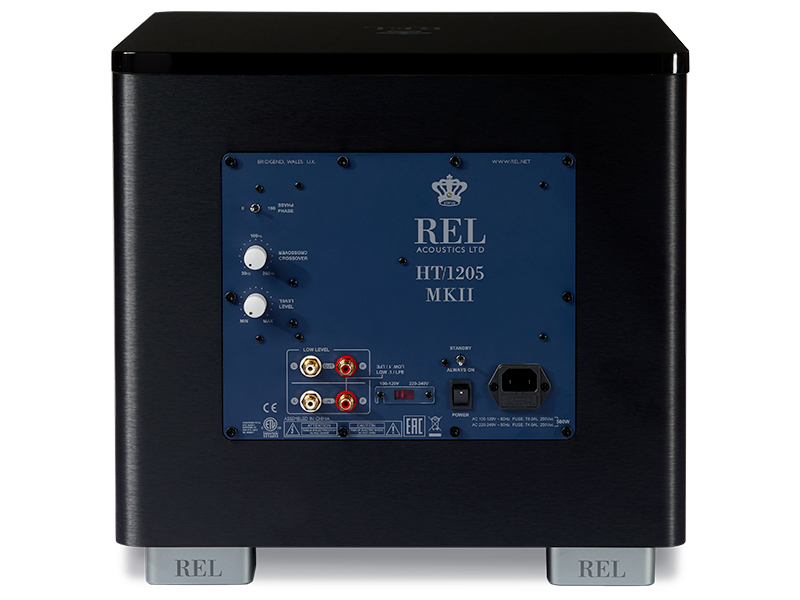 REL Acoustics HT/1205 MKII - subwoofer - colorazione nero spazzolato - immagine 3