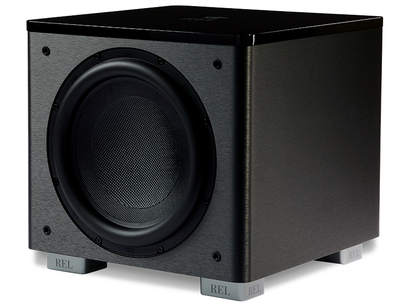 REL Acoustics HT/1205 MKII - subwoofer - colorazione nero spazzolato