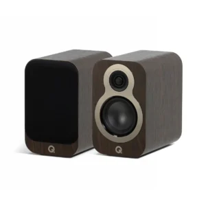 Q Acoustics 3010c - coppia di diffusori da scaffale - colorazione walnut