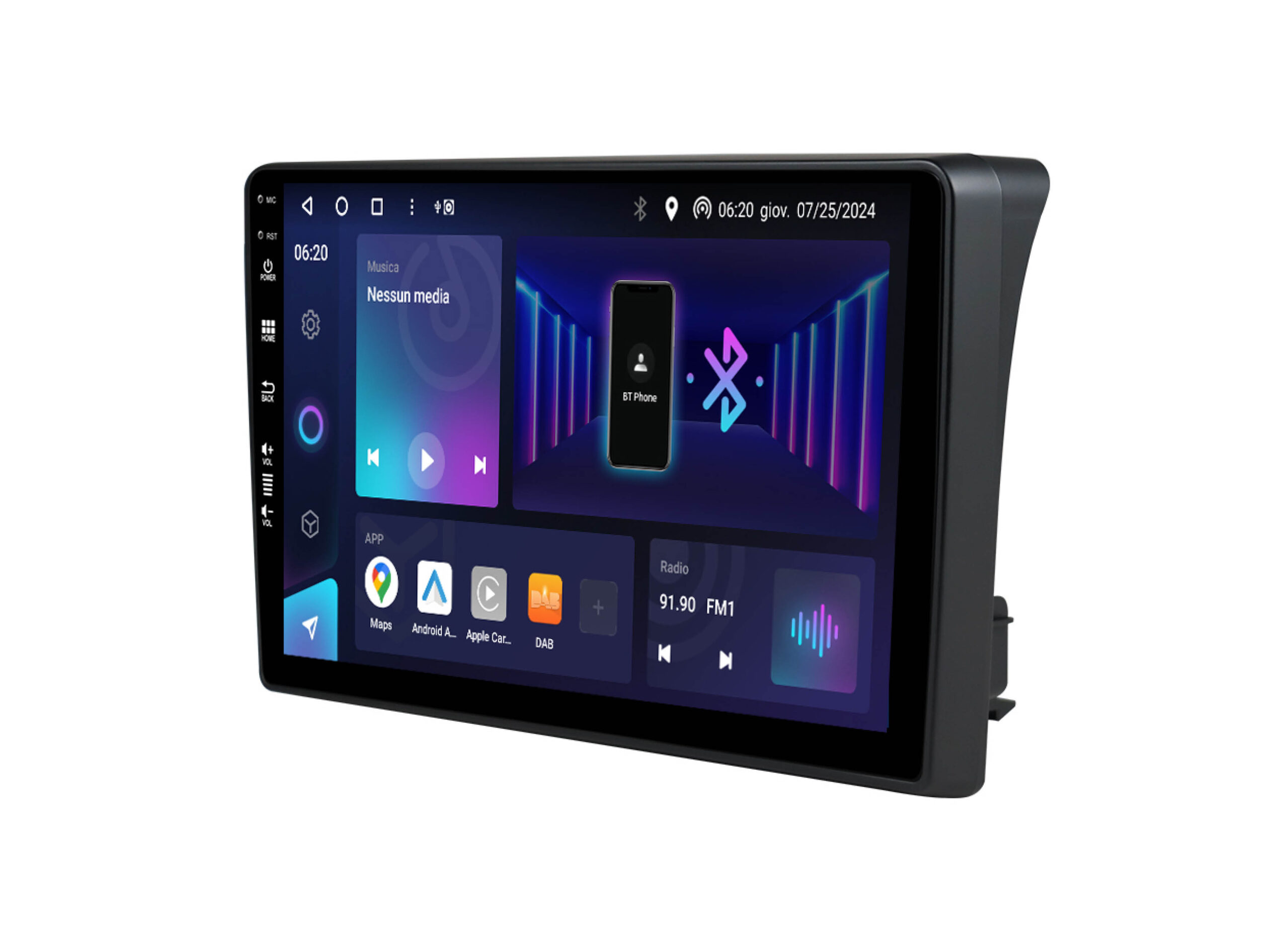 PHONOCAR SM313 Mediastation Monitor 9” - customfit per Citroen, Fiat e Peugeot