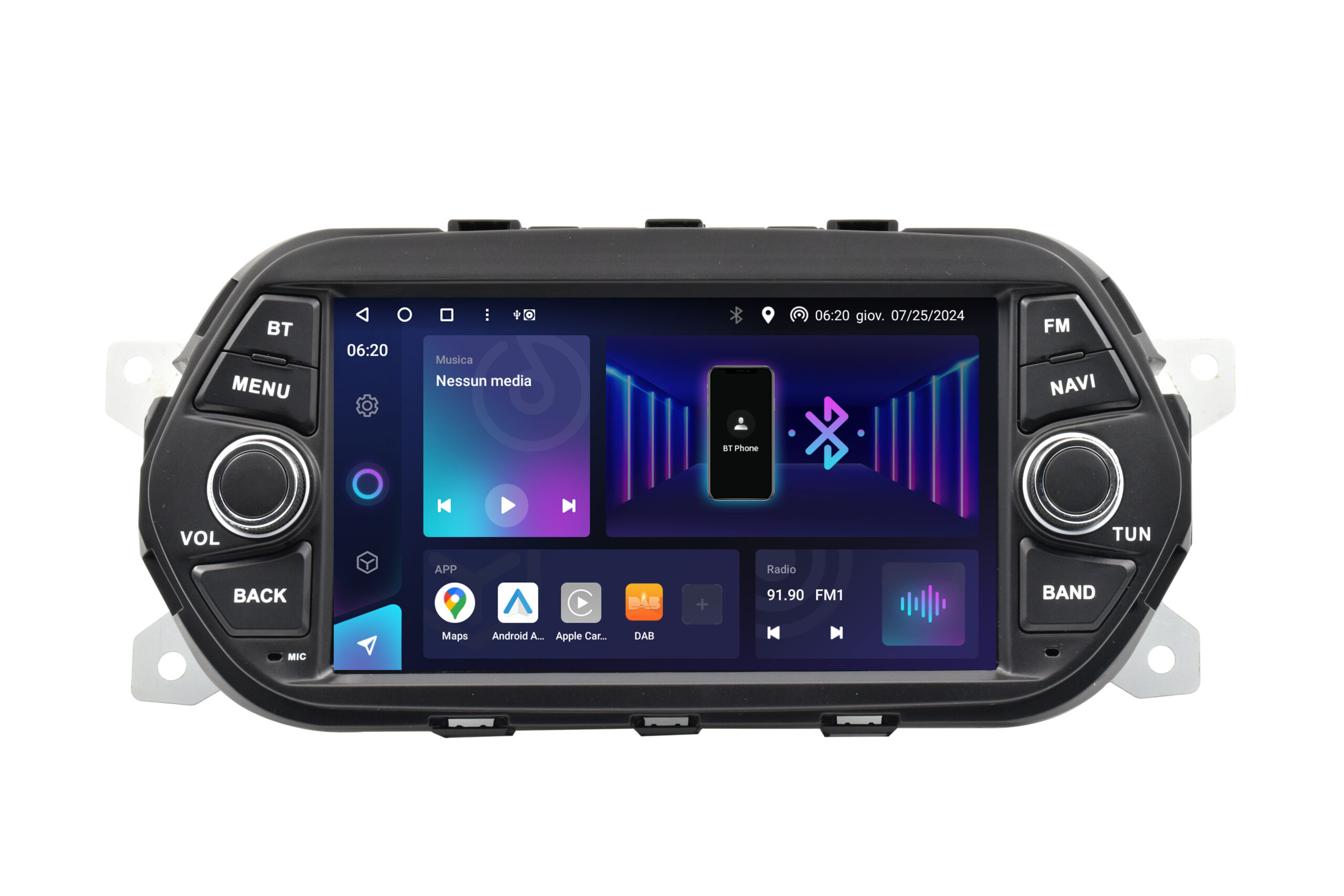 PHONOCAR SM320 Mediastation customfit 7” - compatibil con Fiat Tipo