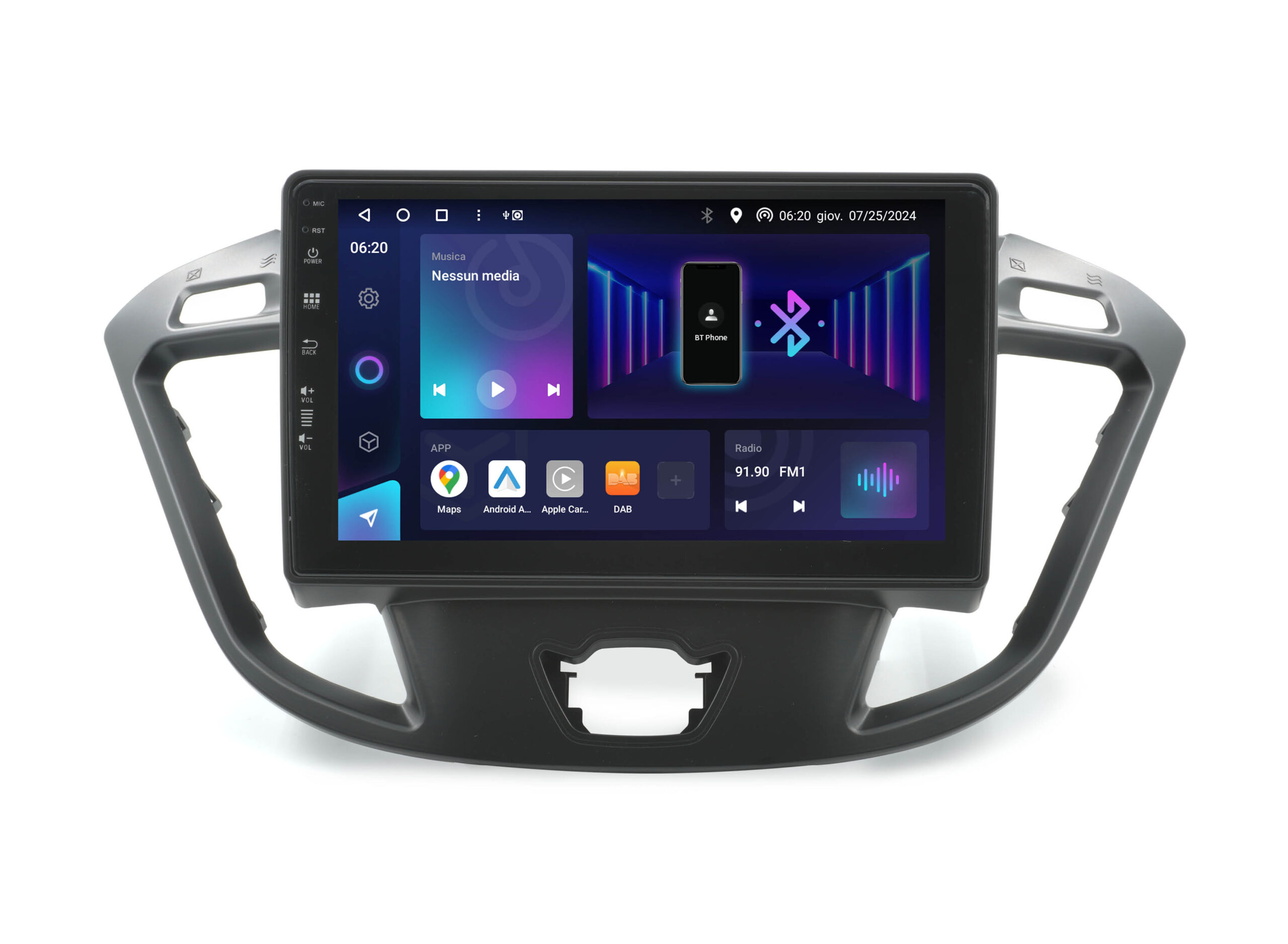 PHONOCAR SM337 Mediastation customfit 9” - compatibile con Ford Tourneo, Transit