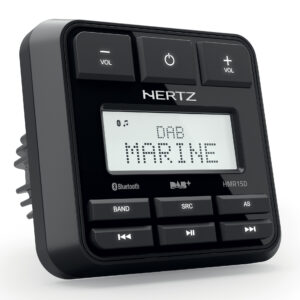 HERTZ MARINE HMR 15 D - Sorgente nautica con tuner DAB+ e Bluetooth