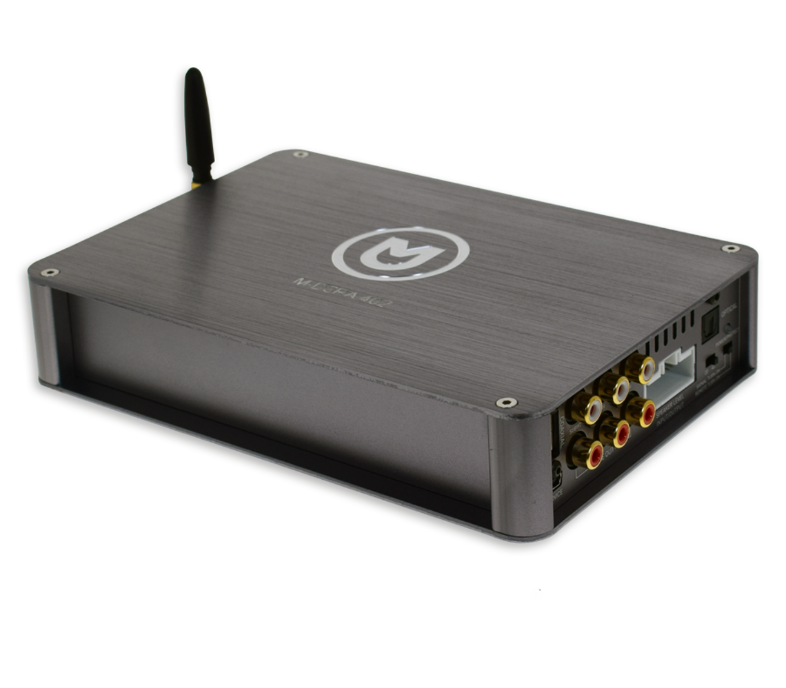 MACROM M-DSPA402 - Amplificatore con processore audio 4 canali classe D e controllo App Bluetooth