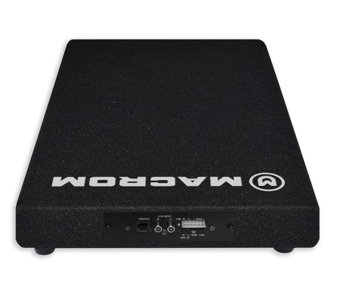 MACROM M-SW250A - Subwoofer amplificato ultrapiatto in cassa reflex da 350W RMS con altoparlante da 10" - immagine 2