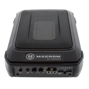 MACROM M-SW680 - Subwoofer amplificato in cassa chiusa da 120w RMS con altoparlante da 6x8 pollici