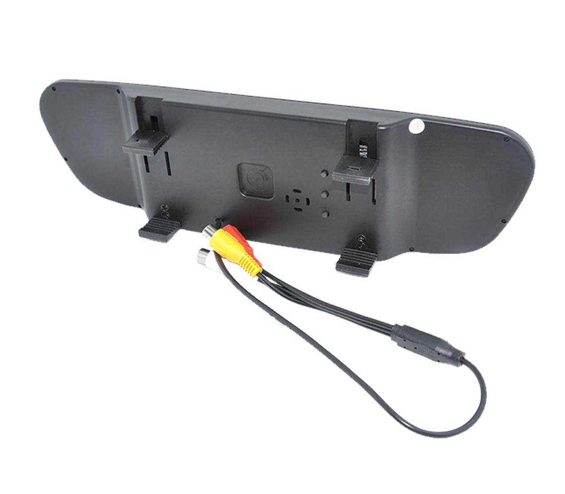 MACROM MM3501A - Monitor da 5" AHD con specchietto retrovisore e fisaggio Clip-on - immagine 3