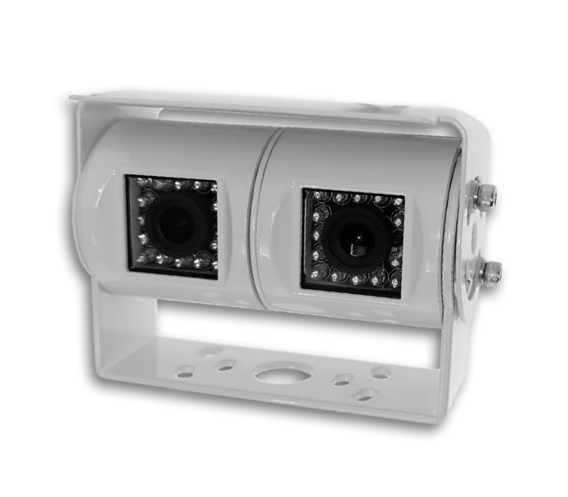 MACROM MRCM2299WAHQ - Doppia retrocamera universale per camper commutabile AHD/CVBS