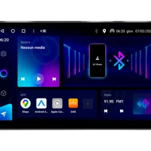 PHONOCAR SM385 autoradio con display QLED da 10.1" - compatibile con FIAT GRANDE PUNTO